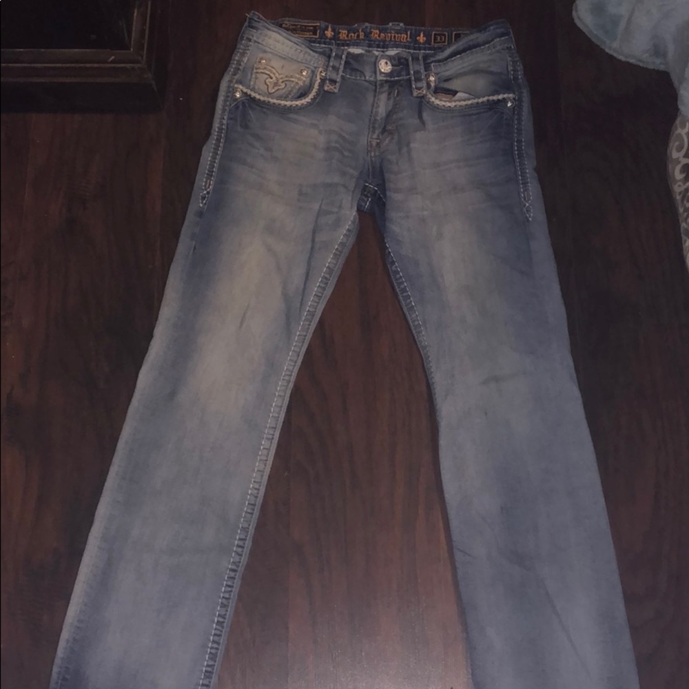 Mens Rock Revival jeans - Picture 2 of 6